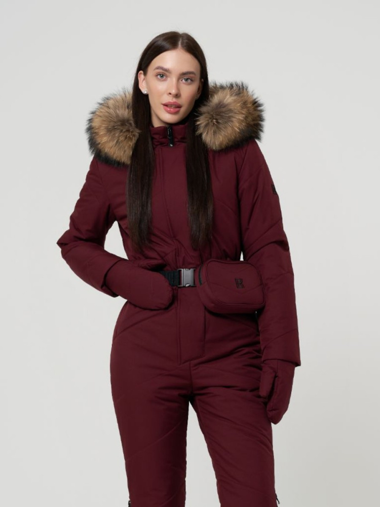 Комбинезон женский зимний LUXE Bordo